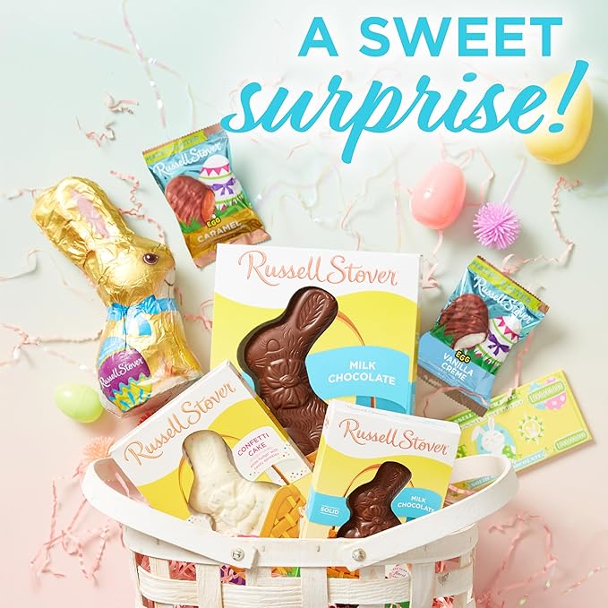 RUSSELL STOVER Easter Vanilla Crème Milk Chocolate Easter Egg 1.3 oz. (Pack of 18)