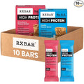 RXBAR High Protein Bars Gluten Free Protein Snacks Variety Pack (10 Bars)
