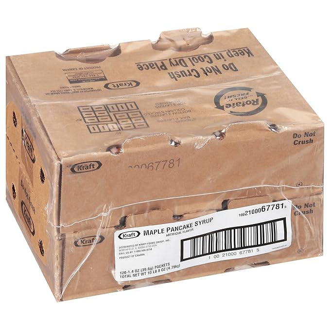 Kraft Pancake Syrup Single Serve Dip Cup (1.4 oz Cups Pack of 120)