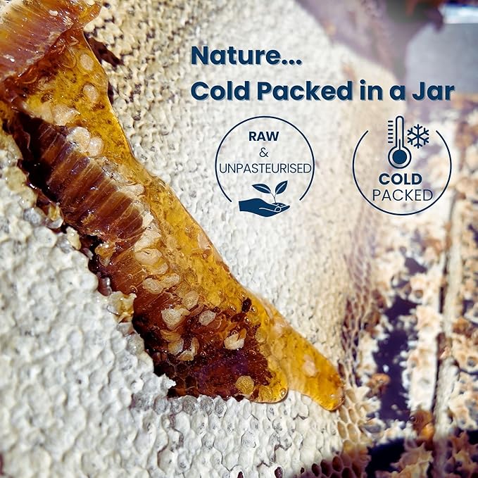 Wonder Honey Raw Manuka Honey New Zealand MGO550 (15+) Tested for 26 Markers Traceable Natural Soothing for Sore Throat Cough - Aids Digestion - Triple Sealed for safety in a Protective Box (1.1lb)