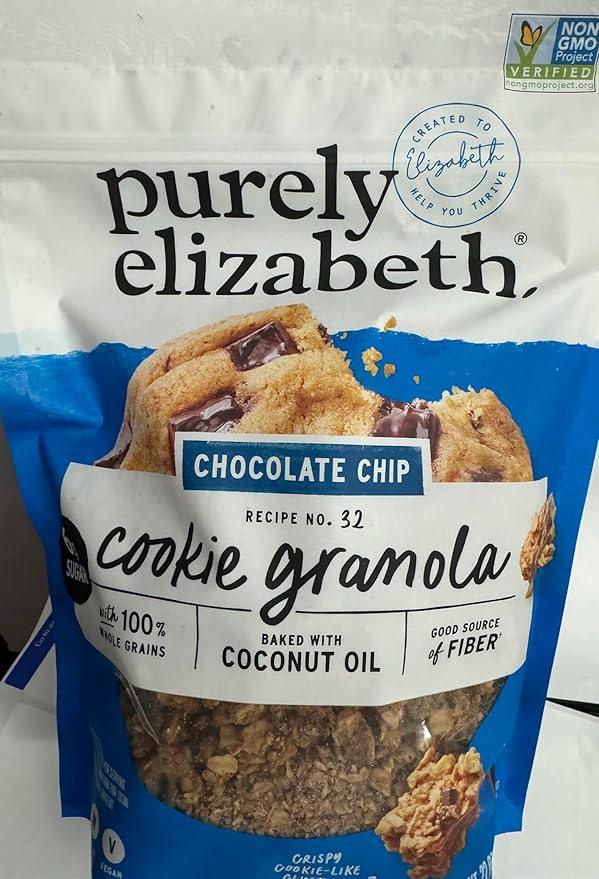 Generic HGU Purely Elizabeth Cookie Granola Chocolate Chip 22oz (2 PACKS) 1.38 Pound (Pack of 1)
