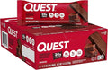 Quest Nutrition Chocolate Brownie Protein Bar 20g Protein 1g Sugar 4g Net Carb High Fiber Gluten Free Gluten Free 12 Count
