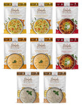 READYWISE - Simple Kitchen Soup Favorites Variety Pack 8 Servings Per Pouch Soup Mix Family Size MRE Freeze Dried Food Ready To Eat Meals Hiking &amp Backpacking Food Soup for Family Pack