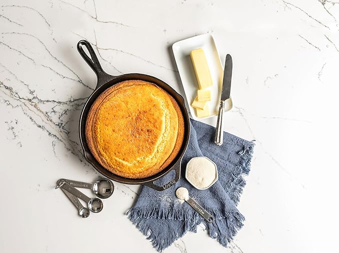 Lodge Cast Iron Skillet Cornbread - Pair with Cast Iron Skillet Wedge Pan Cornstick Pan or Muffin Pan Quality Ingredients (8 Pack) - Sweet Spot