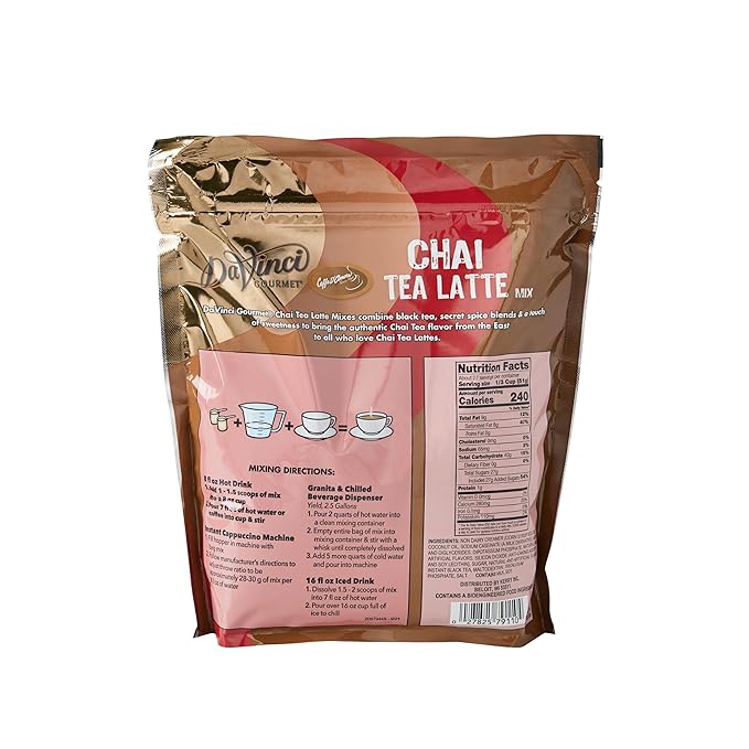 Chai Amore East India Spice Tea Latte Blended Drink Mix 3 Pounds