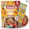 Prana Granolove - Oatmeal Cookie Crunch Organic Granola Cereal | Rich in Fiber &amp Protein Vegan Non-GMO Kosher and Low-Sugar - 12 oz Bags - 4 Pack