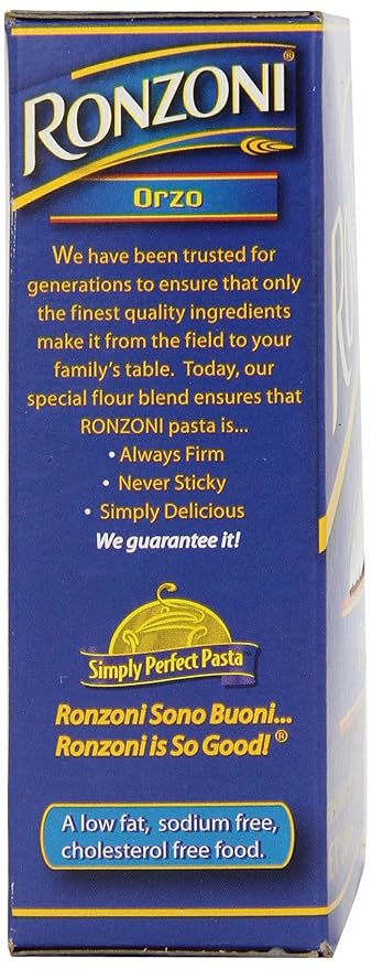 Ronzoni Orzo 16-Ounce (Pack of 15)