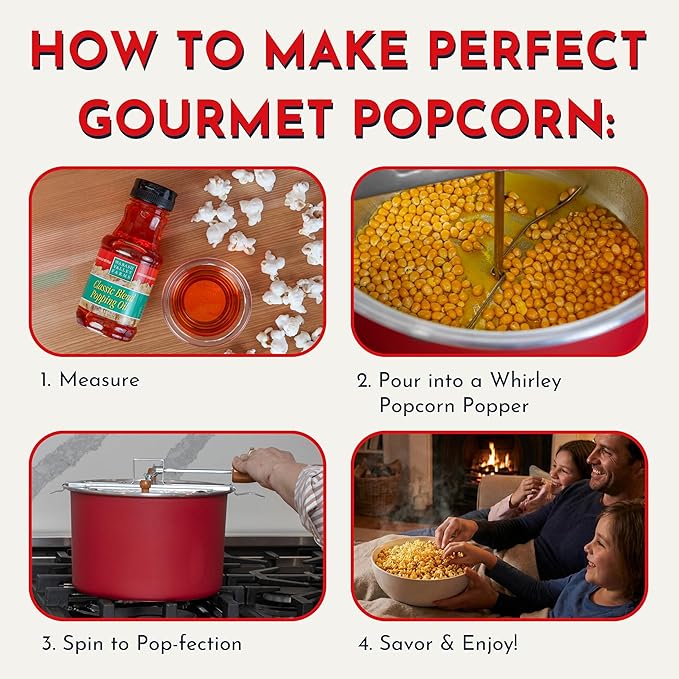 Organic Coconut Oil for Popcorn - Wabash Valley Farms Organic Coconut Popcorn Oil Refined Coconut Oil for Cooking Popcorn Movie Theater Popcorn Oil Deliciously Pure Coconut Oil (16 oz)