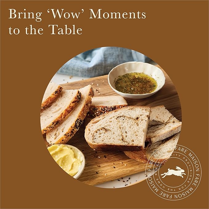Set of 3 Artisan Bread Seasoning Mixes – Garlic Herbs with Black Garlic Seed Blend and Toasted Onion With Lemon | Seasoning Blends for Bread Dough Dips Dressings Spreads | Gourmet Gift Set
