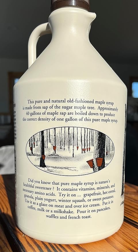 Green Mountain Goodness Vermont Maple Syrup (Late Season Dark Amber) Perfect For Cooking