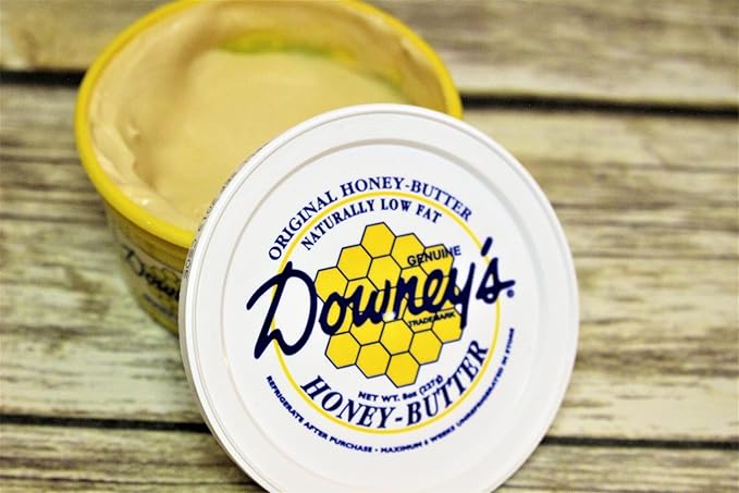 KauffmanTreats All-Natural Honey Butter Variety Pack From Downey's In Lancaster Pennsylvania Hand-Crafted In Small Batches 16 Oz.
