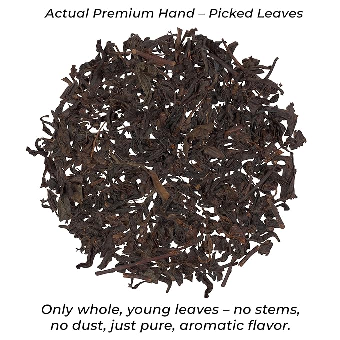 Imperium Lychee Oolong Tea Loose Leaf (4oz) Hand-Picked Premium Oolong Brews 100 Cups Naturally Uplifting Beverage Floral and Fruity Notes Exotic Sweet Aroma and Refreshing Smooth Finish