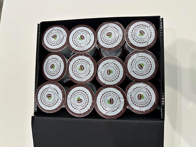 Ethiopian Harrar Coffee Pods – 24 Count | K-Cup® Compatible | Medium Roast Single-Serve Pods with Berry &amp Chocolate Notes | Single Origin Gourmet Coffee for Home Office or Gift