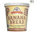 Straw Propeller Gourmet Foods - Gluten-Free Oatmeal and Muesli 12-Packs (Banana Bread)