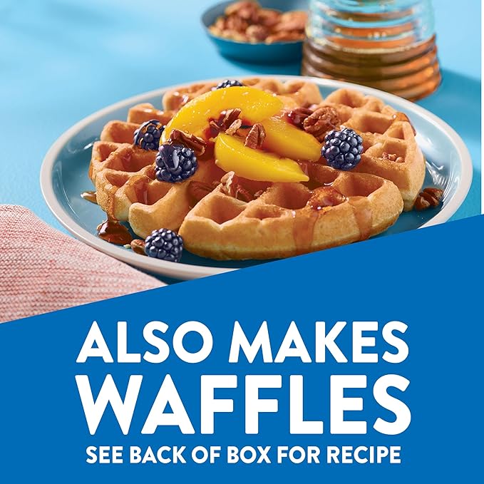 Krusteaz Light and Fluffy Buttermilk Complete Pancake Mix Waffle and Pancake Mix Just Add Water 32 oz Box (Pack of 8)