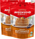 Arrowhead Mills Buttermilk Pancake and Waffle Mix 22 oz (Pack of 2)