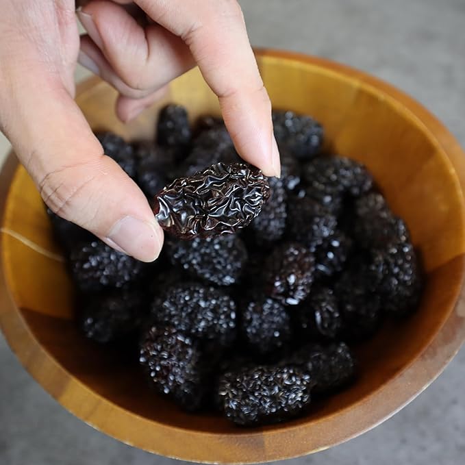 Royal Seafood USA Premium Dried Black Dates South Dates12oz 九龍堂 特级大黑枣 南枣 补肾养胃 乌须黑发