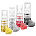 Edible Glitter Spray – Pandalab Food Grade Drink Shimmer Powder Luster Dust Spray for Cocktails Cakes Cupcakes Chocolate &amp Baking Red Black Gold Silver 5g / Bottle