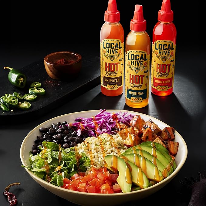 Local Hive Sweet &amp Spicy Duo – Hot Honey Bundle with Original &amp Chipotle Flavors