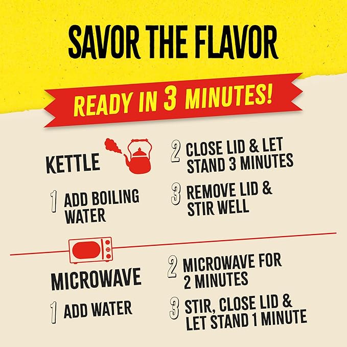 Maggi Chinese Spicy Garlic Noodles Cup of Noodles Instant Ramen 3 min Vegetarian Halal Kosher 12 Pack