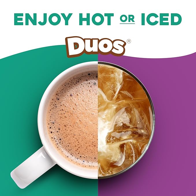 The Original Donut Shop Iced Duos Cookies + Caramel Coffee Keurig Single Serve K-Cup Pods 24 count