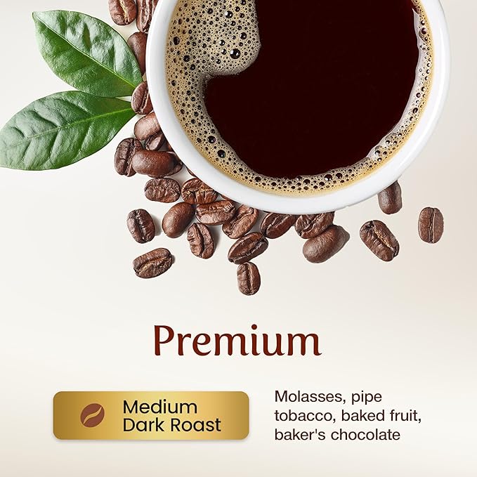 KONA EARTH 100% Kona Premium Coffee Medium Dark Roast Whole Bean 5 lb (80 oz) Farm-Direct Authentic Hawaiian Kona Coffee beans from Hawaii’s Big Island Micro-Batch-Roasted