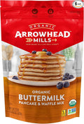 Arrowhead Mills Buttermilk Pancake &amp Waffle Mix 22 Ounce (Pack of 6)