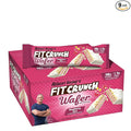FITCRUNCH Wafer Protein Bars Designed by Robert Irvine 16g of Protein &amp 1g of Sugar (9 Bars Raspberry Tart)