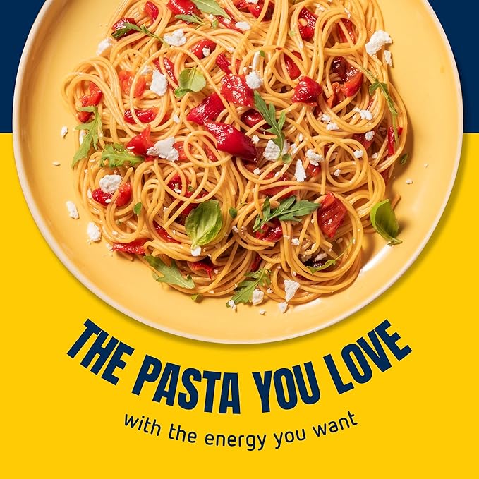 Barilla Protein+ (Plus) Thin Spaghetti Pasta 14.5 Ounce (Pack of 20) - plant based - Made from Lentils Chickpeas &amp Peas - Non-GMO Kosher Certified