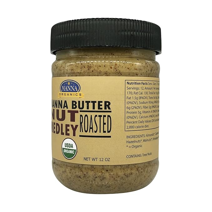 Manna Organics Organic Nut Medley Butter 12 Oz