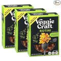 Veggiecraft Farms Rotini Pasta - NEW IMPROVED RECIPE - Protein Pasta Lentil Pasta w/Cauliflower &amp Peas High Protein Noodles Low-Carb Non-GMO Vegan Gluten Free - 8 oz (8 Ounce (Pack of 3)
