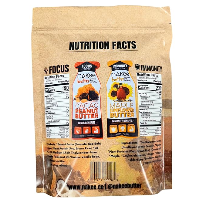 Focus/Immunity 6pack Variety Pack Gluten-Free