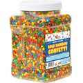 Rainbow Confetti Sprinkles - 1.7 LB Bulk - Birthday Confetti - Carnival Sprinkles - Primary Colored Sprinkles - Edible Confetti - Confetti Toppings