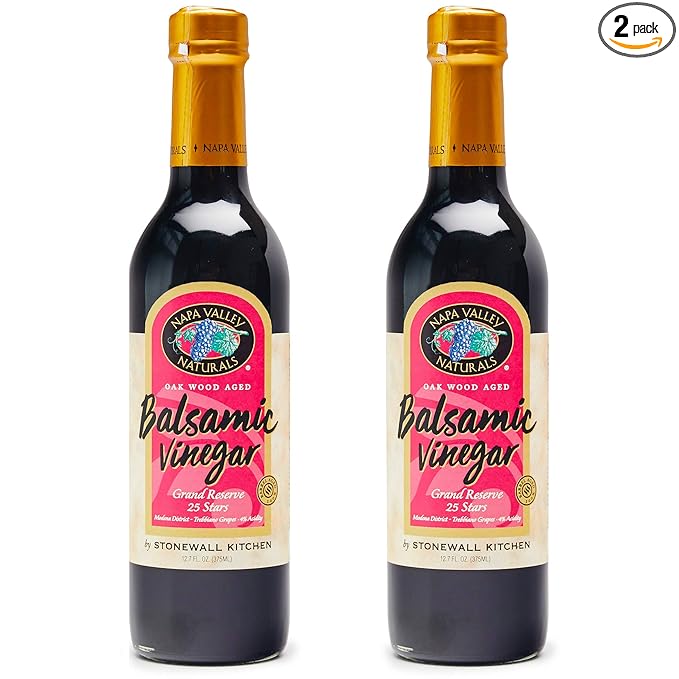 Napa Valley Naturals Grand Reserve Balsamic Vinegar 12.7 Ounce (2-Pack)