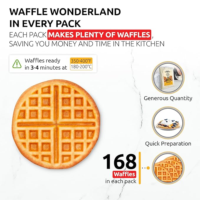 OldSoul Professional Belgian Waffle Mix | GLUTEN FREE &amp VEGAN | Crispy | 30 Lbs | Vanilla Flavor | 168 Waffles (30 Lbs Gluten Free &amp Vegan)