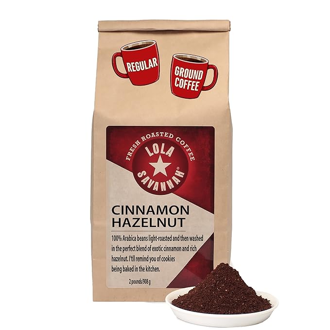 Lola Savannah Cinnamon Hazelnut Ground Caffeinated Coffee 2lb
