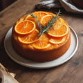 ANDY ANAND CHOCOLATIER Sugar Free Orange Glazed Cake 2 lbs - Fresh Natural Ingredients Handcrafted No Preservatives Perfect for Diabetics &amp Health-Conscious Dessert Lovers