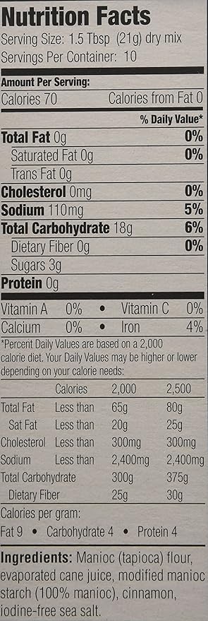 CHEBE BREAD Cinnamon Roll Mix 7.5 OZ