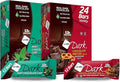 NuGo Dark Variety - Chocolate Pretzel 12 Bars &amp Mint Chocolate Chip 12 Bars 12-13g Protein Vegan Gluten Free Non-GMO Kosher Pareve 24 Count