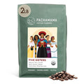 Pachamama Organic Coffee - Five Sisters Medium Roast Whole Bean Coffee - 2 lb - Farmer Owned &amp Regenerative
