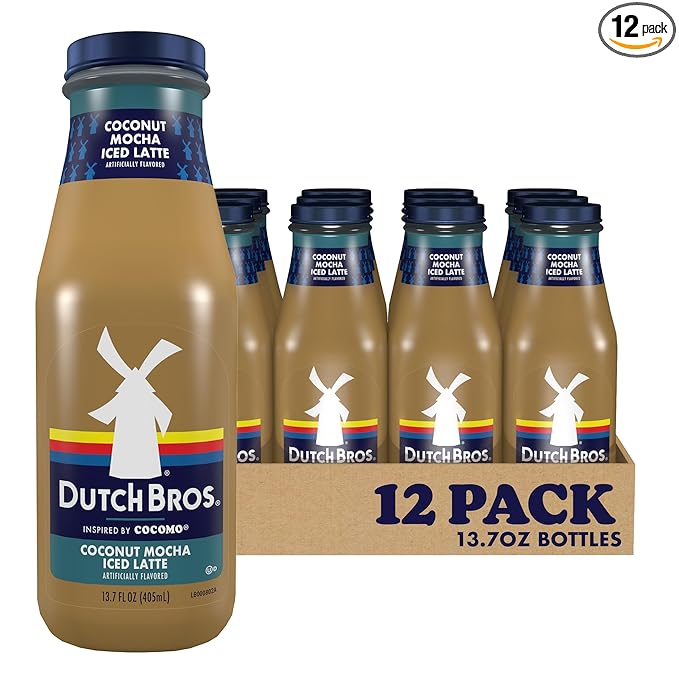 Dutch Bros® Coconut Mocha Iced Latte inspired by Cocomo® 12-13.7 Fl Oz Bottles