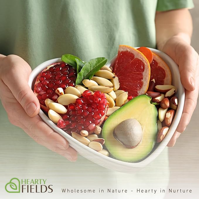 Hearty Fields - Raw Brazil Nuts Unsalted No Shell Whole (32 Oz - 2 LB) Wholesome In Nature - Hearty In Nurture Healthy Protein Food Snack Food Assortments