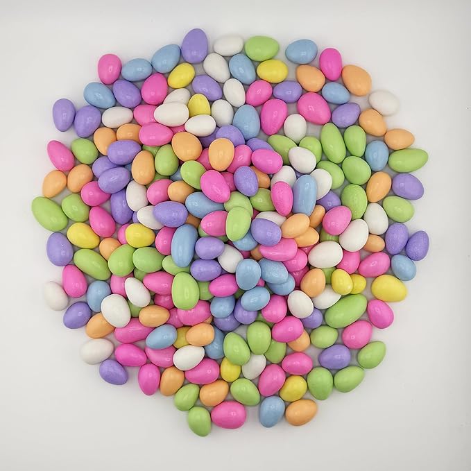 Smarty Stop Jordan Almonds Candy – Pastel Candy-Coated Almonds Edible Confectionery Snack (Super Assorted 10 Pound (Pack of 1))