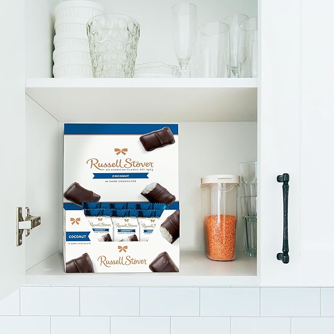 Russell Stover Dark Chocolate Coconut - 0.5 oz (Pack of 36)