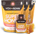 You Again Super Honey Clean Energy Gel Honey &amp Himalayan Salt | Electrolyte Replenishment Running Fuel | Endurance Workouts &amp Cycling Gel | Paleo &amp Carnivore Snack | Gluten-Free | USA Mad