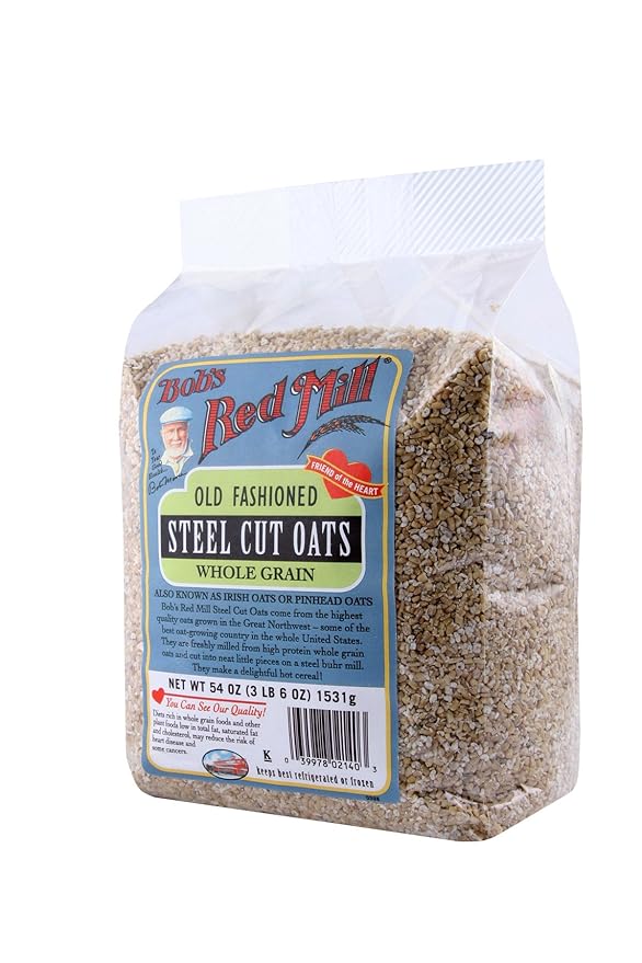 Bob's Red Mill Oats Steel Cut 54 Ounce (Pack of 4)