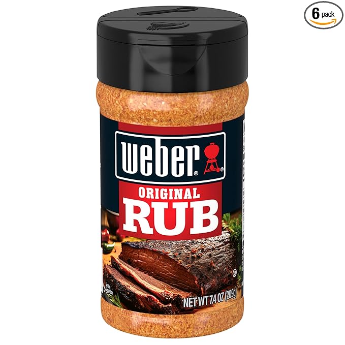Weber Original Rub 7.4 oz (Pack of 6)