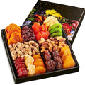 Dried Fruit &amp Nuts Gift Basket Arrangement Platter Gourmet Food Snack Box For Christmas New Years Birthday Care Package Healthy Kosher - Her Him - 12 Snackberry Assortment (1 Pack)