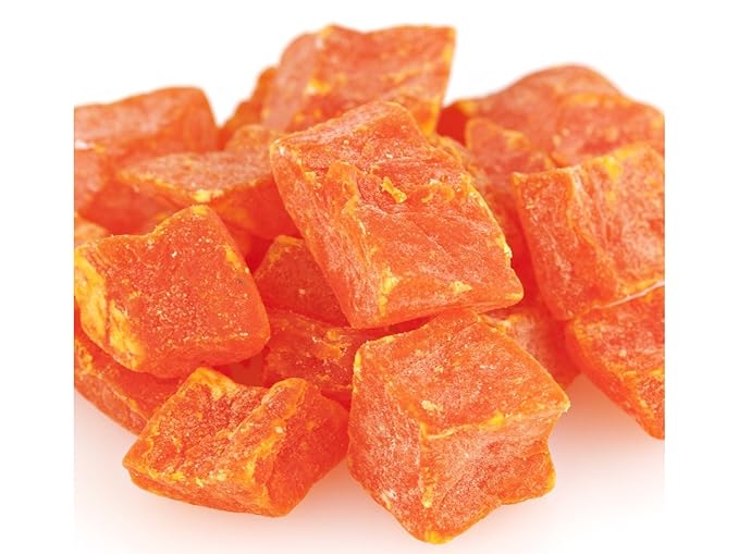 Papaya Chunks (Dried) ~ 2 Pound Bag