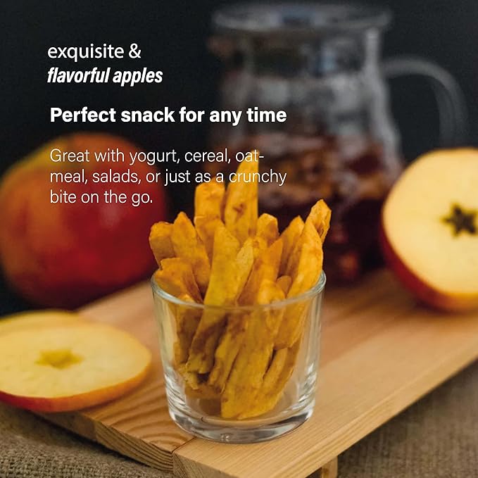 Arashan Premium Dried Apples – 100% Natural No Sugar Added Vegan &amp Gluten-Free Healthy Snack – 50g (Pack of 10)